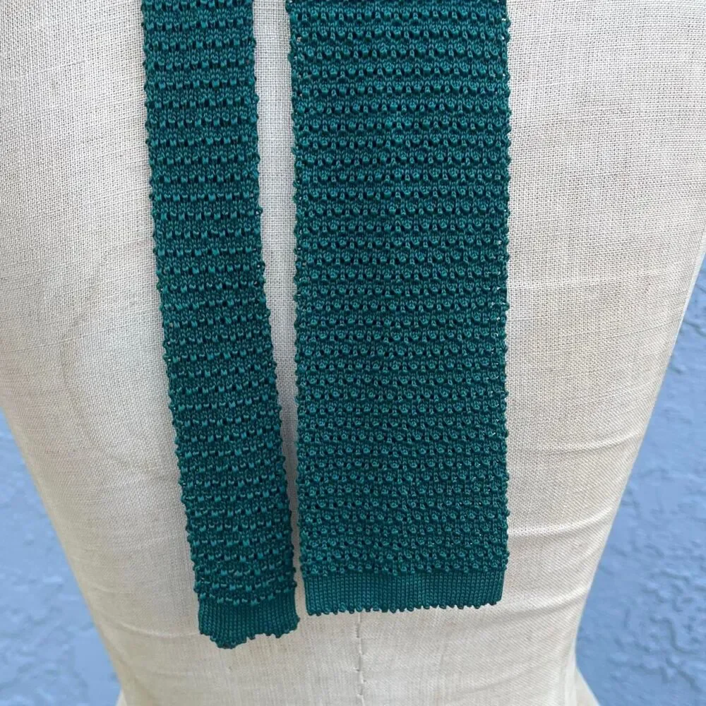 Crochet tie square Vintage mod menswear
